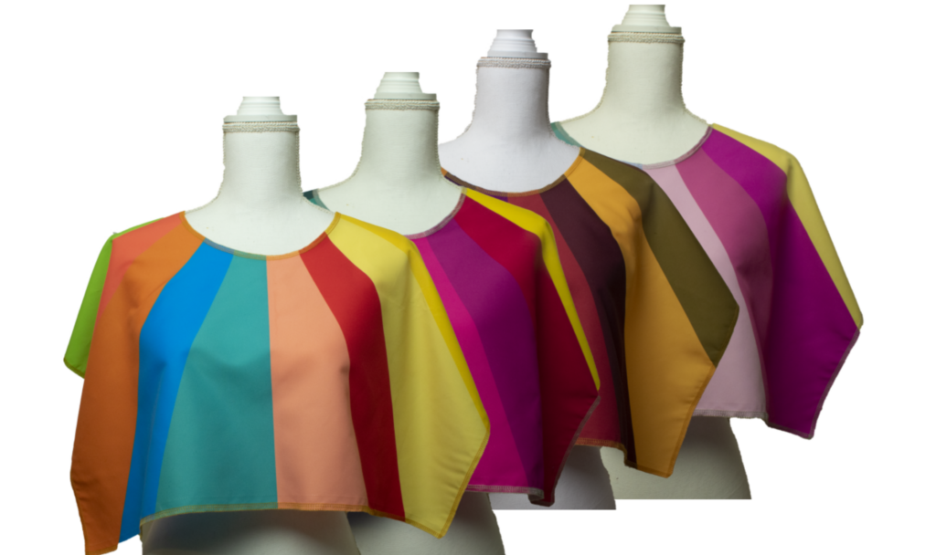 Color Analysis 8-Part Capes Set Harlequin for 8 Mixed Color Types