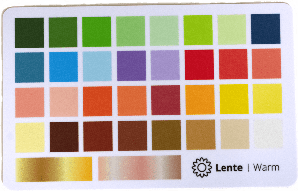 kleurenkaart lentetype